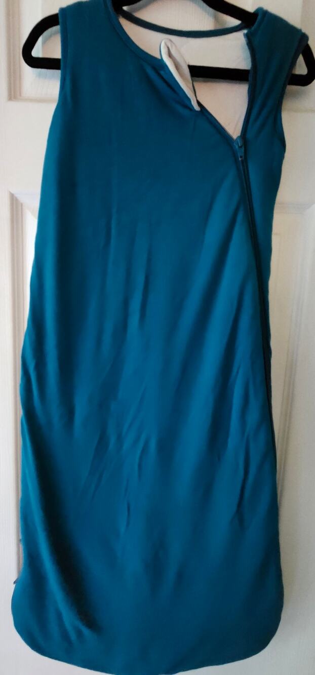 Kyte Baby Sleep Bag M 2.5 TOG Teal Blue Wearable Blanket